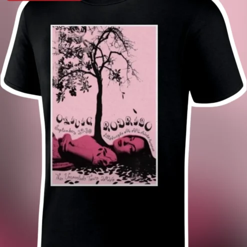 Olivia Rodrigo The Unveiled Tour 2026 Graphic Tee Pop Star Concert Merch Gift