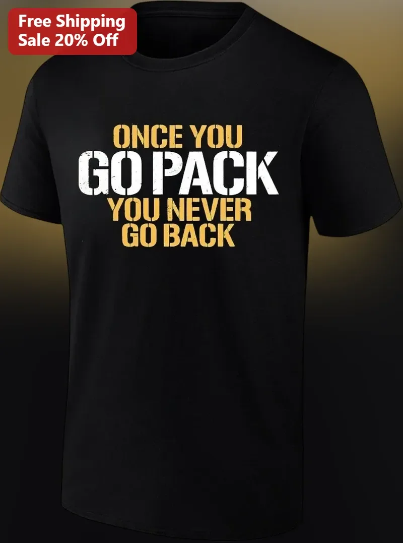Once You Go Pack You Never Go Back Tee Wisconsin Badgers UW Madison Alumni Graphic Shirt
