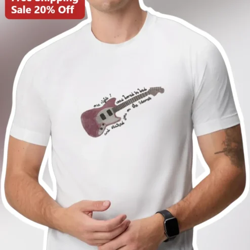 One Night I Was Bored In Bed And Stalked You On The Internet Lyric Graphic Tee
