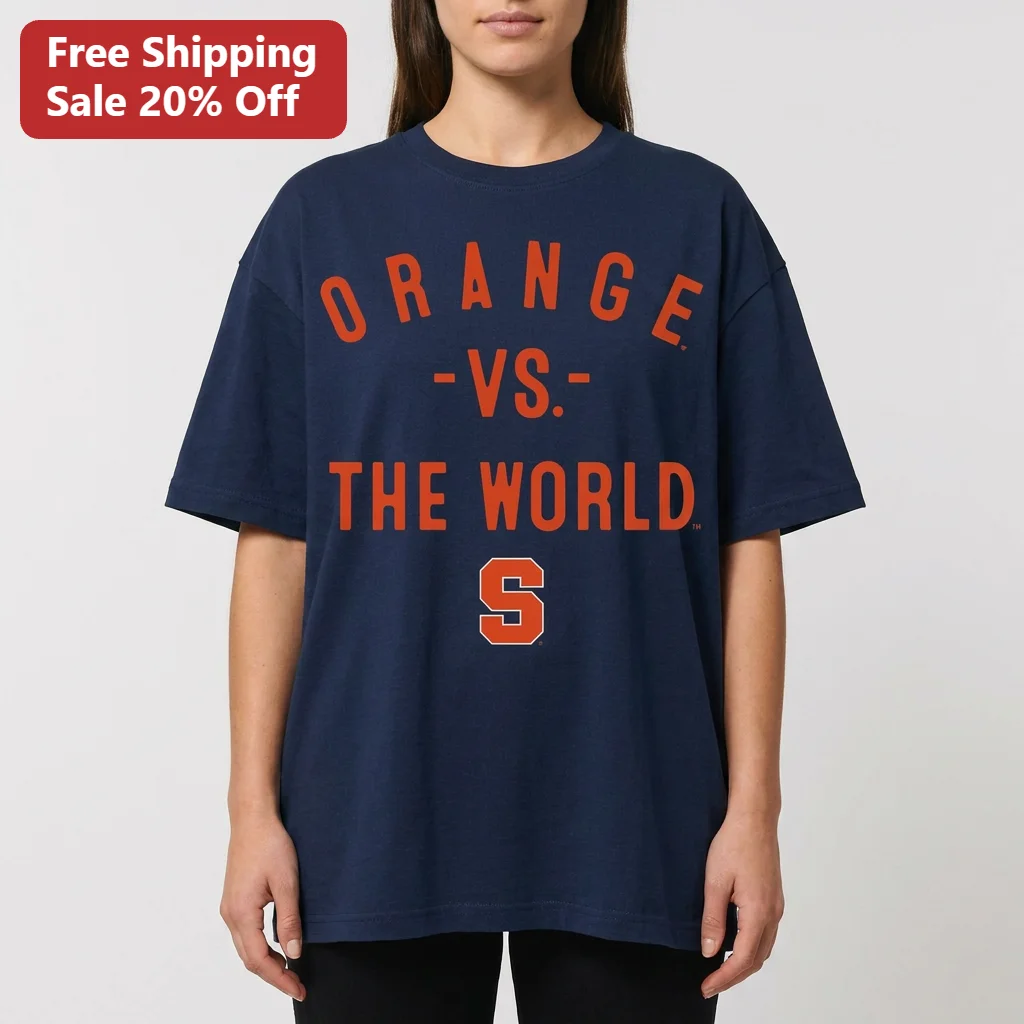 Orange vs. the World Syracuse Orange Tee, College Football Fan Gift for Syracuse University Alumni