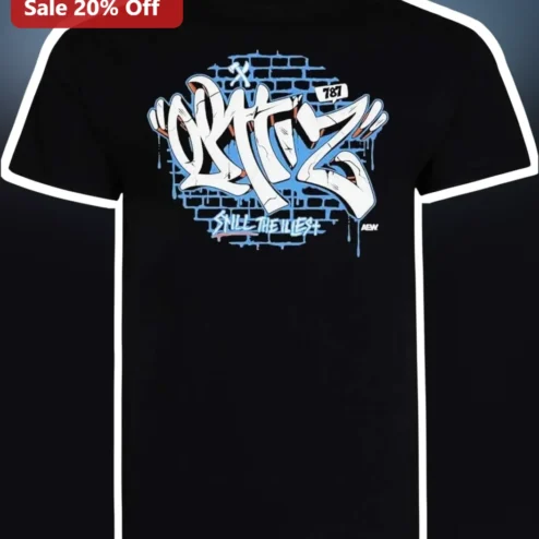 Orbitz Smile The Wild Graffiti Bubble Letter Tee Streetwear Urban Graphic Shirt