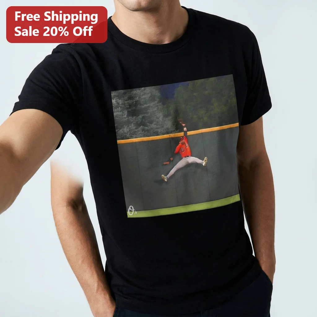 Orioles Tee Baltimore Orioles Baseball Outfield Wall Catch Graphic Shirt Gift for MLB Fans Men Women