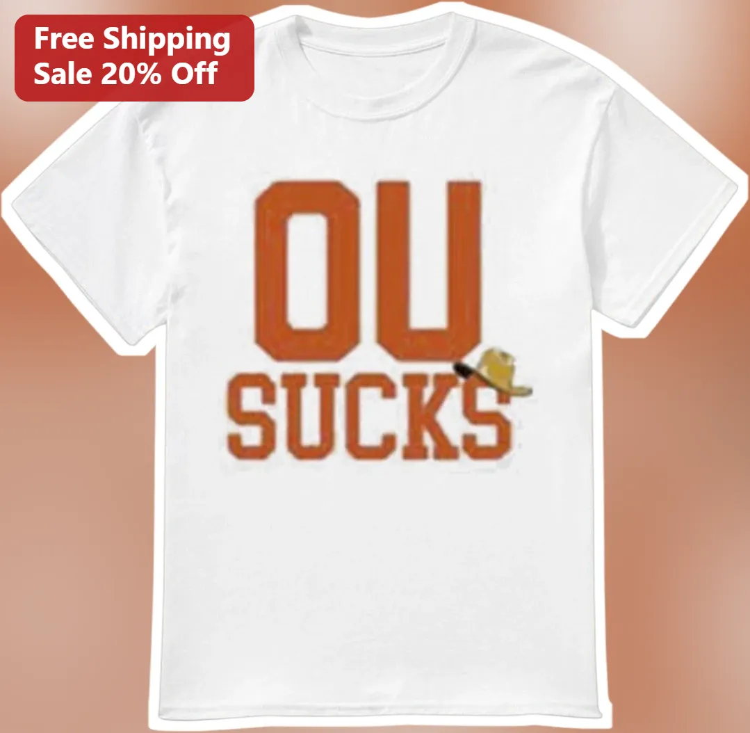 OU Sucks Tee College Football Rivalry Shirt for Texas Longhorns Fans