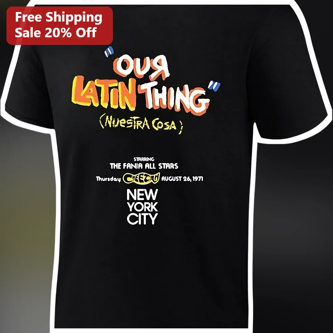 Our Latin Thing Nuestra Cosa Fania All Stars Vintage Concert Tee