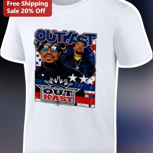 Outkast Vintage Hip Hop Graphic Tee Big Boi Andre Retro Merch