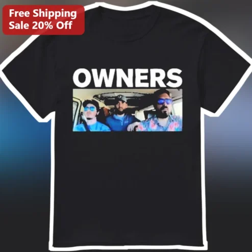 Owners Tee Black Cotton Graphic T-Shirt For Business Owners Entrepreneurs