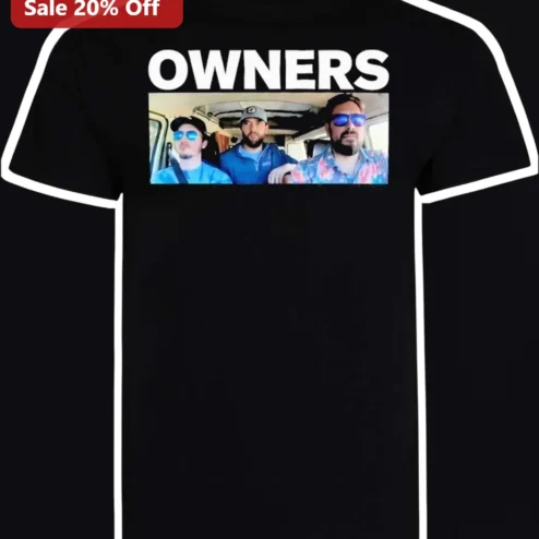 Owners Tee Black T-Shirt Funny Business Owner Gift Entrepreneur Apparel