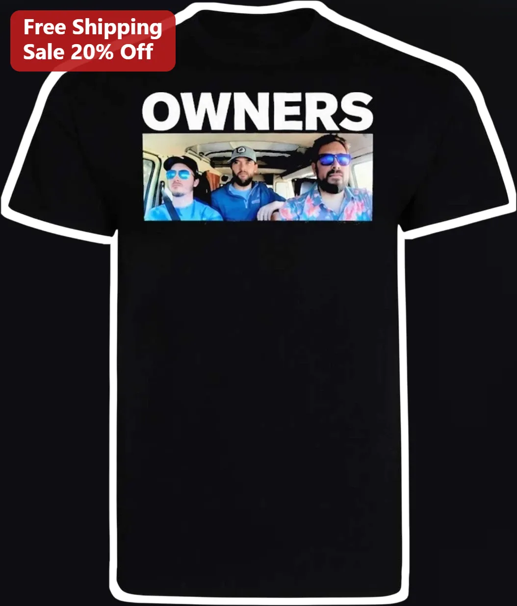 Owners Tee Black T-Shirt Funny Business Owner Gift Entrepreneur Apparel