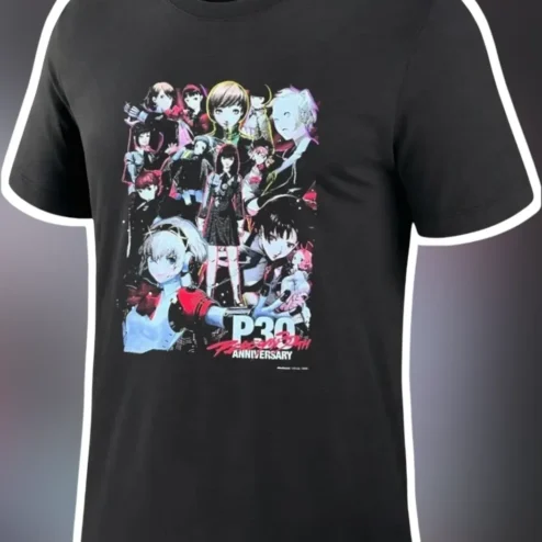 P30 Anniversary Persona 3 Character Collage Graphic Tee