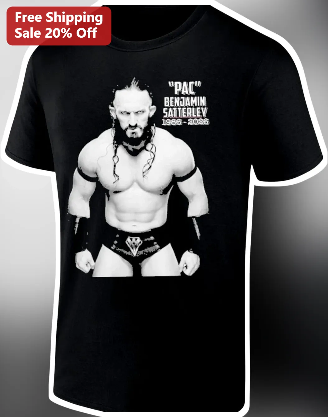 "PAC" Benjamin Satterley 1986-2026 Tribute Tee