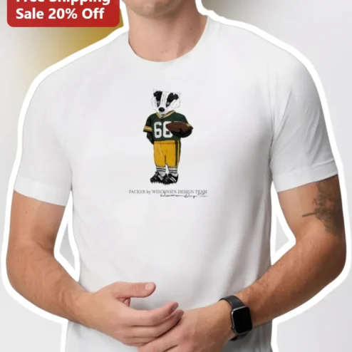 PACKER by WISCONSIN DESIGN TEAM Vintage Badger Football Graphic Tee