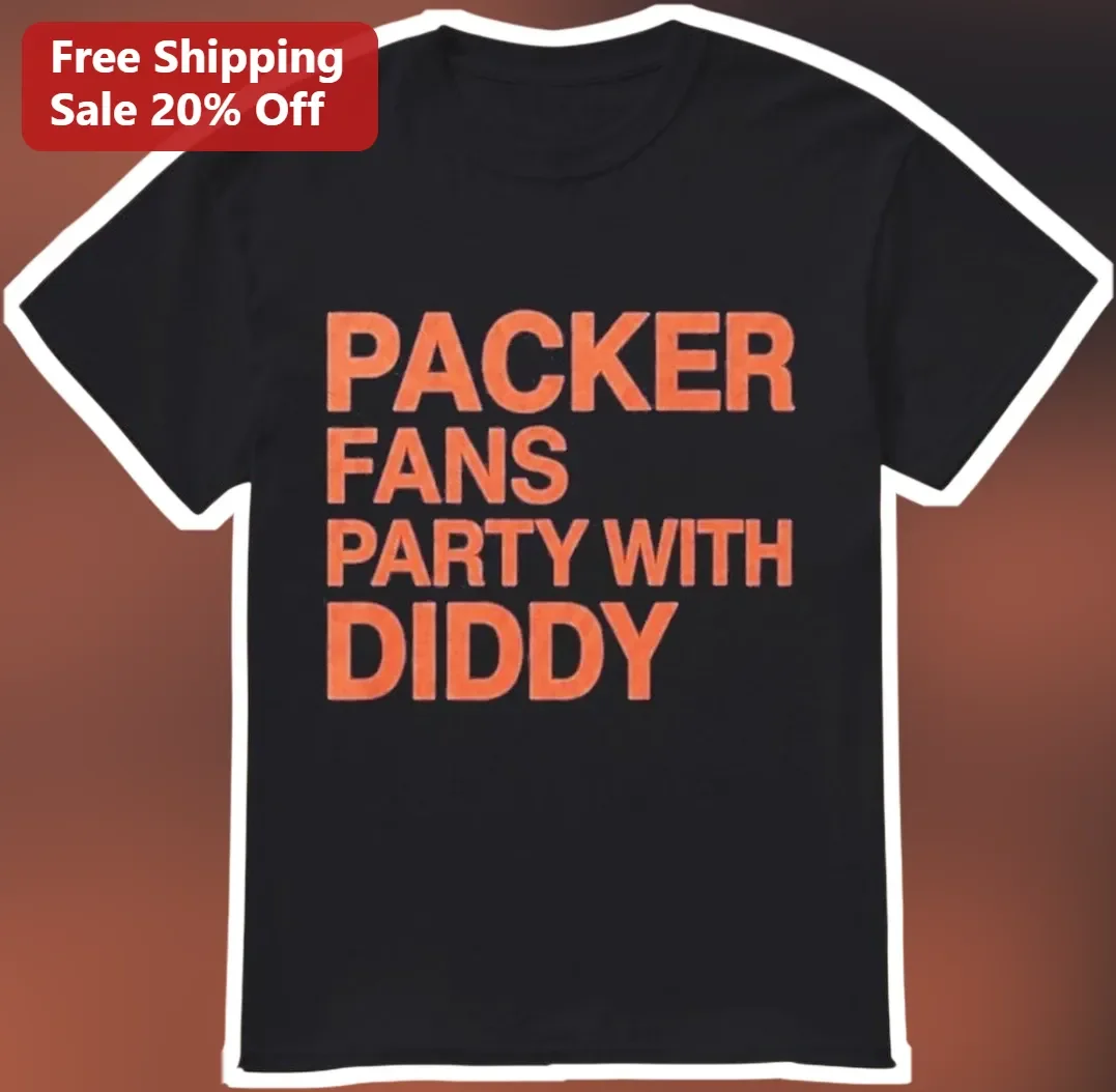 Packer Fans Party With Diddy Tee Green Bay Packers Game Day Tailgate Gift