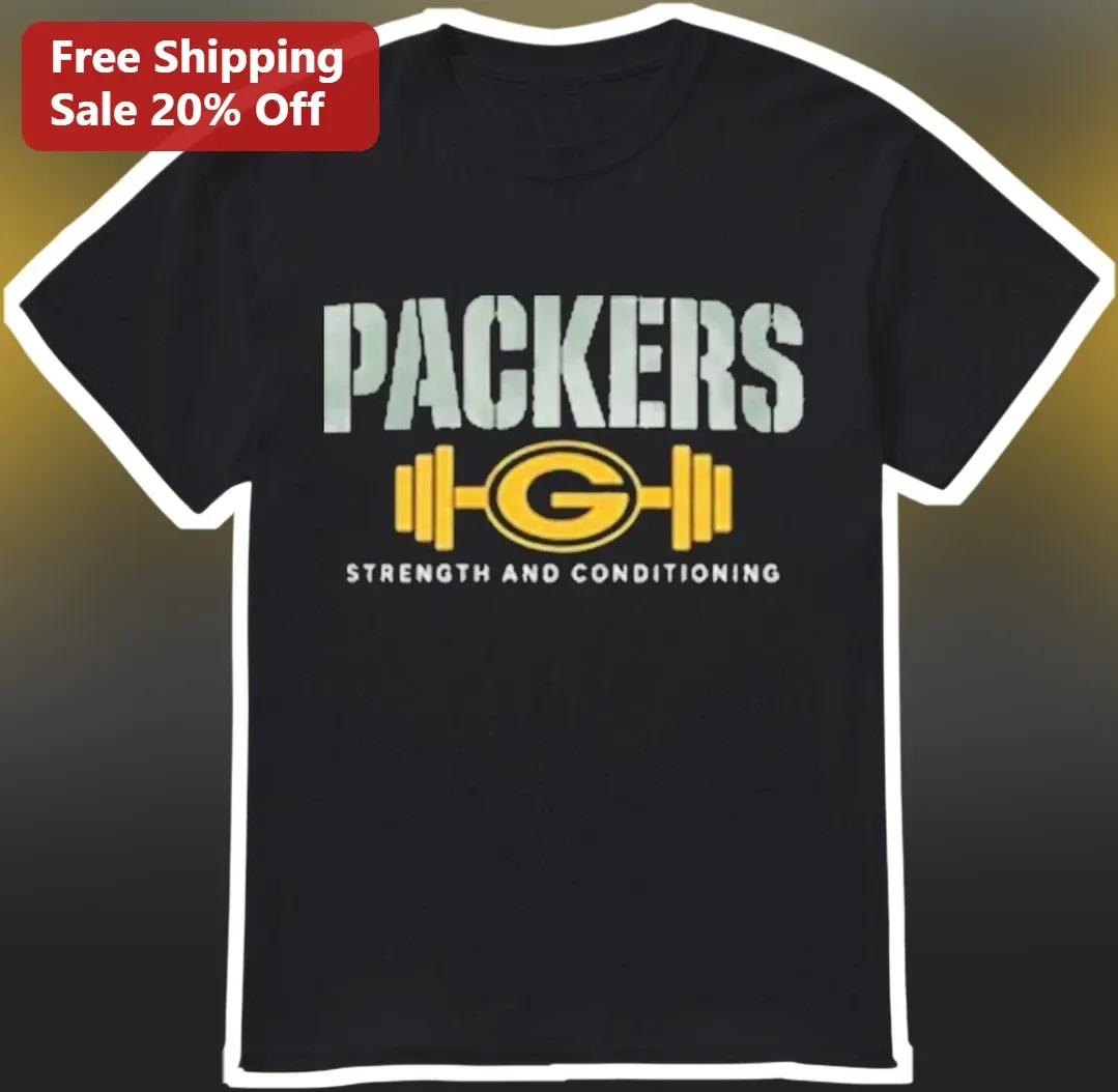 Packers Strength And Conditioning Tee Green Bay Football Training Shirt