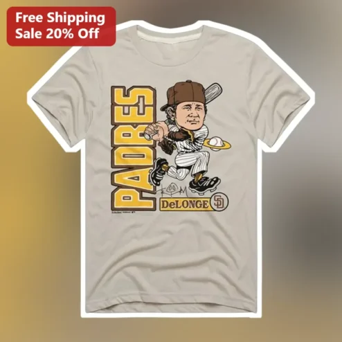 Padres DeLonge Tom DeLonge Vintage Baseball Graphic Tee for Men Women
