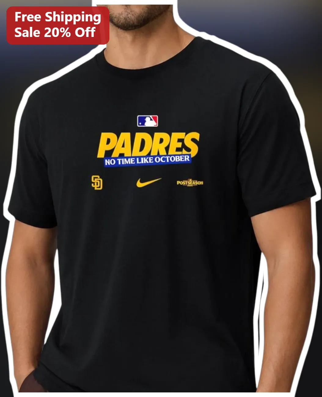 Padres No Time Like October Tee San Diego Padres Baseball Fan Gear Gift