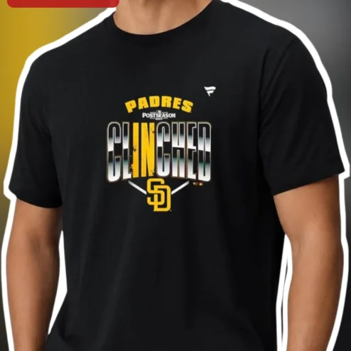 Padres Postseason Clinched SD Tee San Diego Padres Playoff Berth Shirt