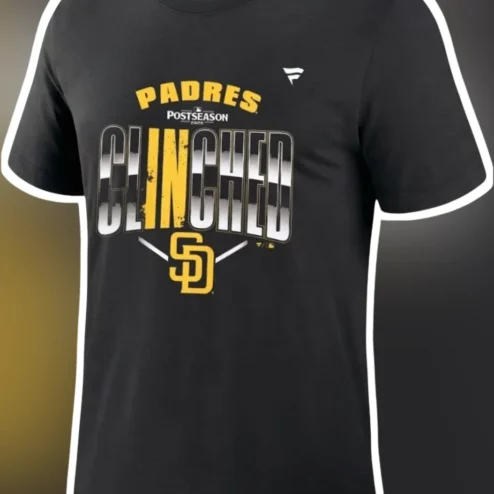 Padres Postseason Clinched Tee San Diego Padres Baseball Fan Graphic Shirt