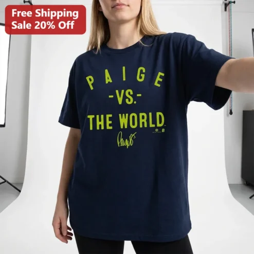Paige -Vs.- The World Tee Paige Bueckers Signature Graphic Shirt for UConn Basketball Fans
