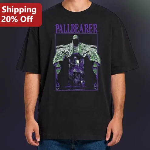 Pallbearer Doom Metal Band Graphic Tee Cosmic Horror Occult Art Shirt