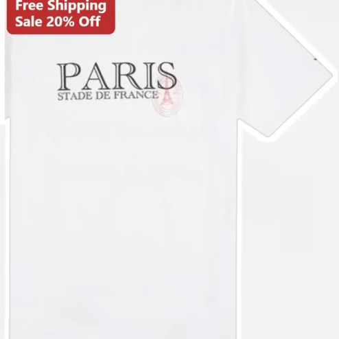 Paris Stade de France Tee Eiffel Tower Travel Souvenir Shirt for Fans