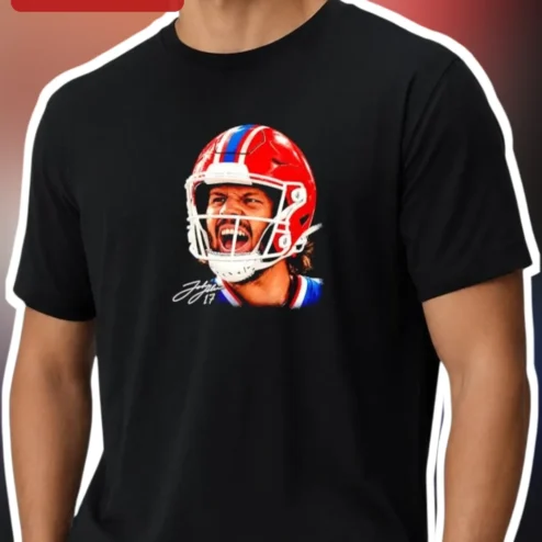 Patrick Mahomes Kansas City Chiefs NFL Quarterback Signature Number 17 Graphic Tee