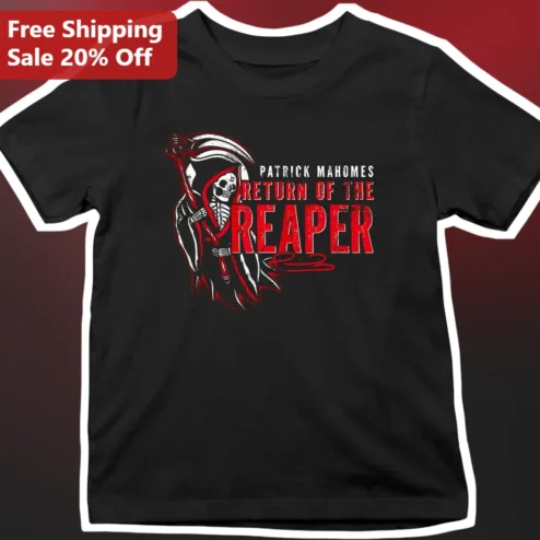 Patrick Mahomes Return of the Reaper Tee NFL Chiefs Comeback Graphic Shirt