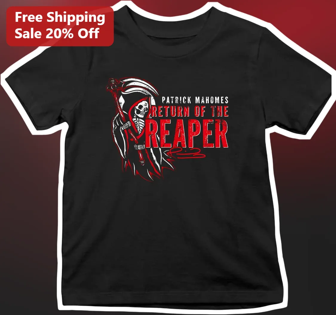 Patrick Mahomes Return of the Reaper Tee NFL Chiefs Comeback Graphic Shirt
