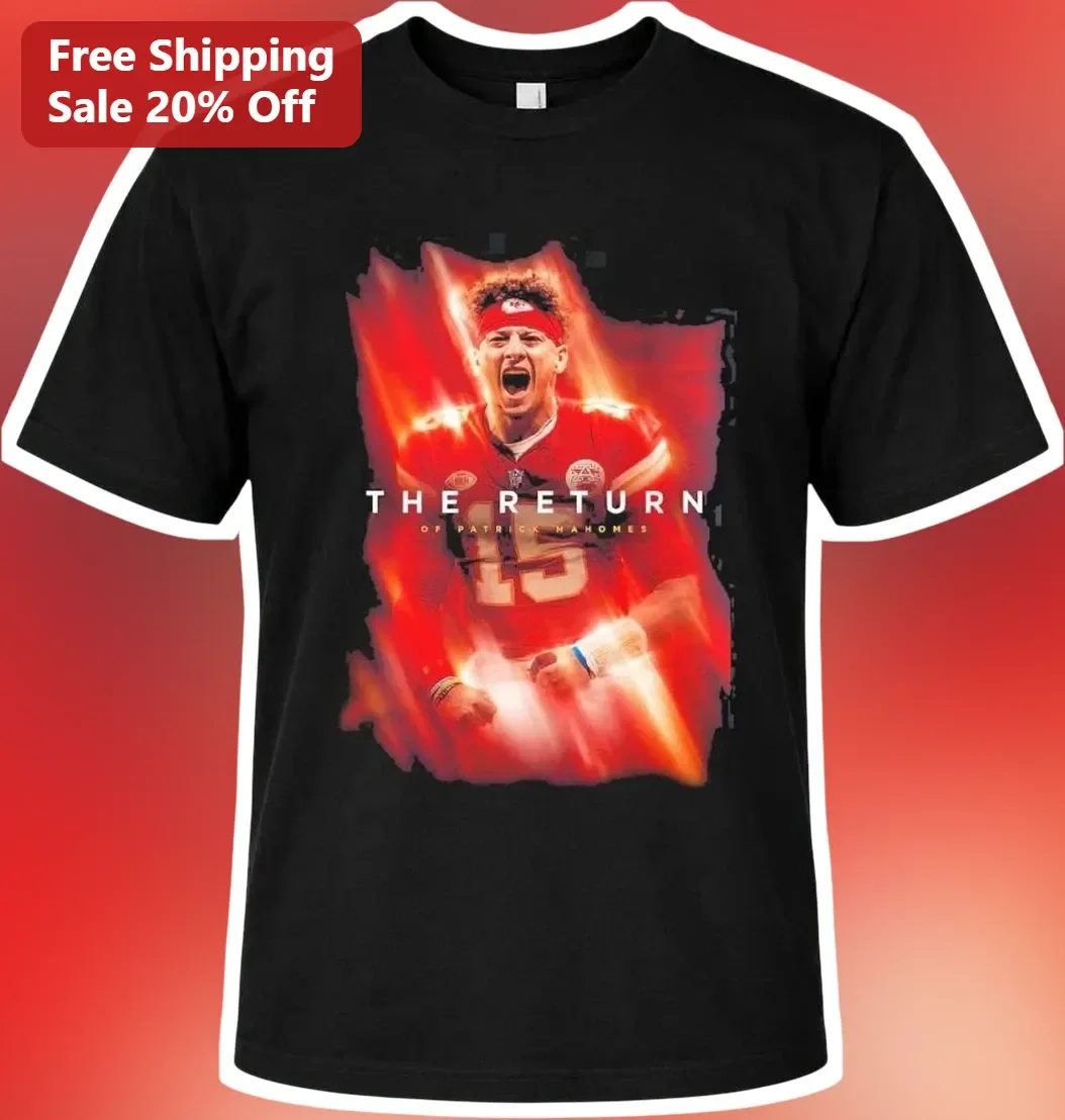 Patrick Mahomes The Return Of Graphic Tee Kansas City Chiefs NFL Fan Apparel