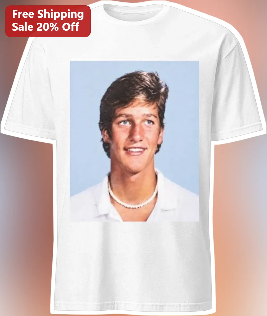 Patrick Swayze Vintage Retro Portrait Graphic Tee Unisex 80s Movie Fan Gift