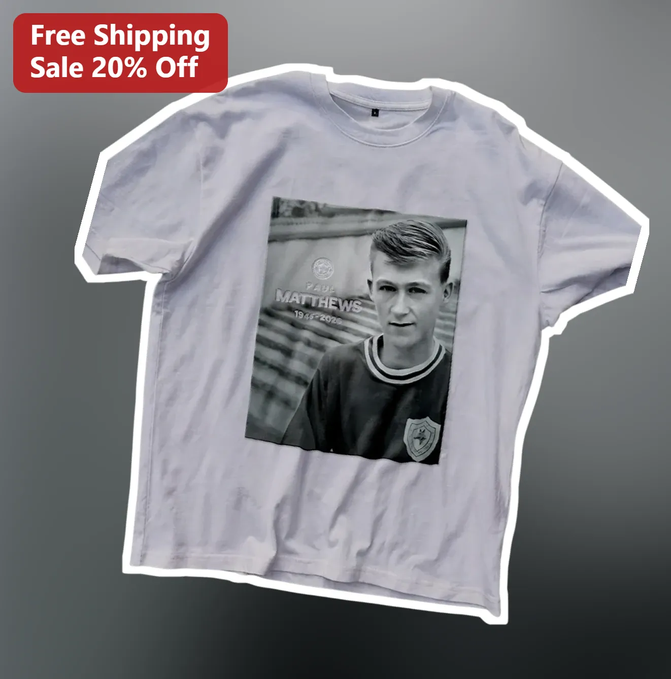 Paul Matthews 1946-2025 Memorial Tribute Tee Football Legend Remembrance Shirt