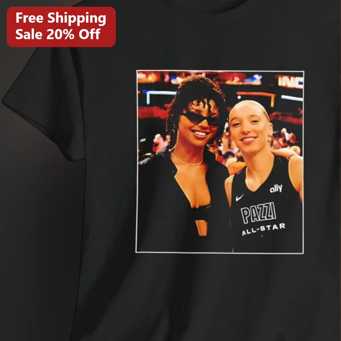 PAZZI ALL-STAR Caitlin Clark Tee for WNBA Basketball Fans