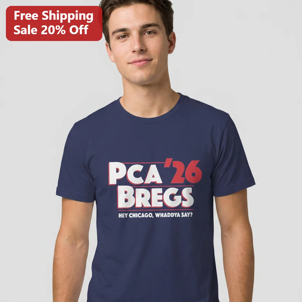 PCA '26 BREGS Hey Chicago Whaddya Say Tee, Pete Crow-Armstrong Alex Bregman Chicago Cubs Fan Shirt, Wrigley Field Baseball Gift for Men