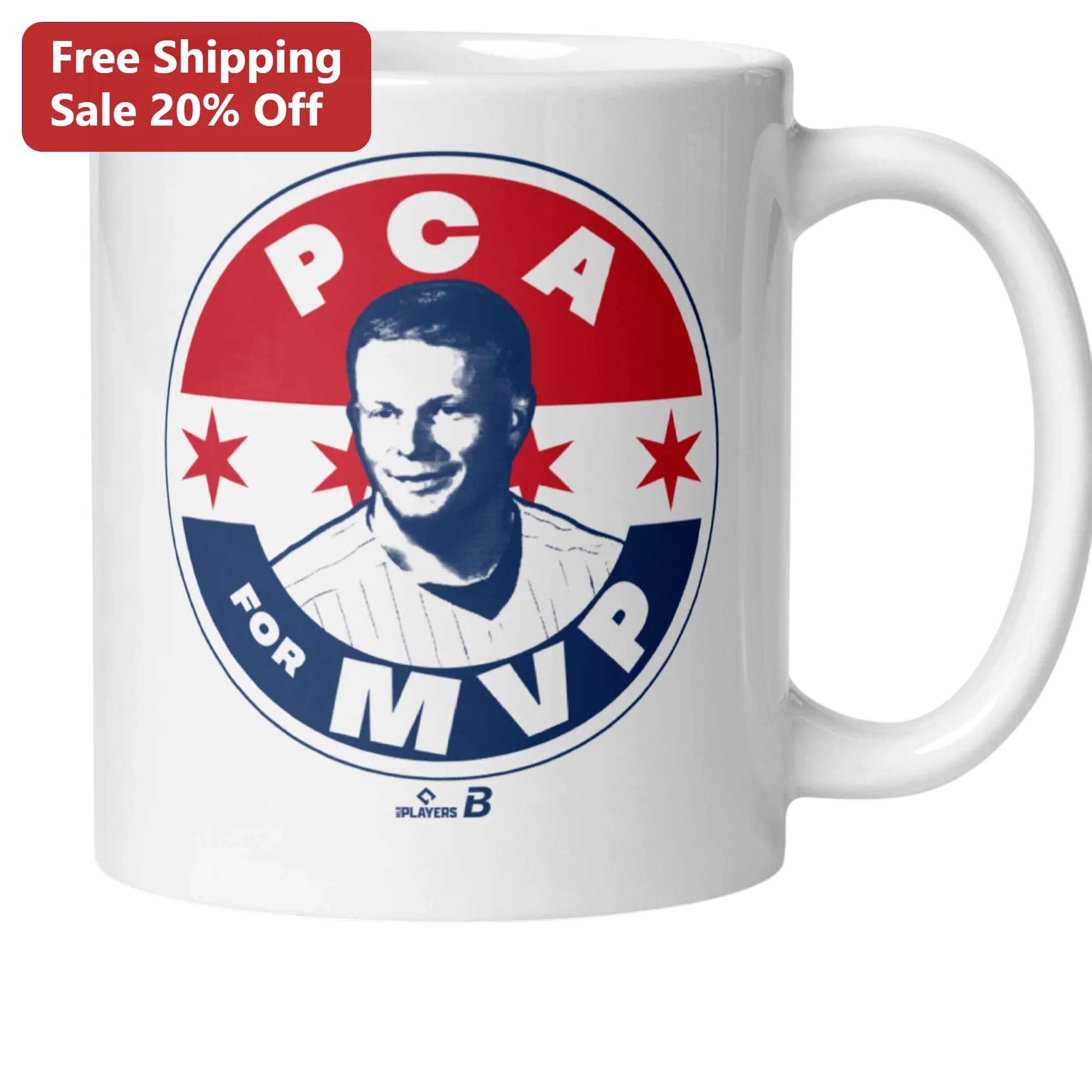 PCA For MVP Mug Paul Skenes Pirates Baseball Fan Gift Ceramic Coffee Cup