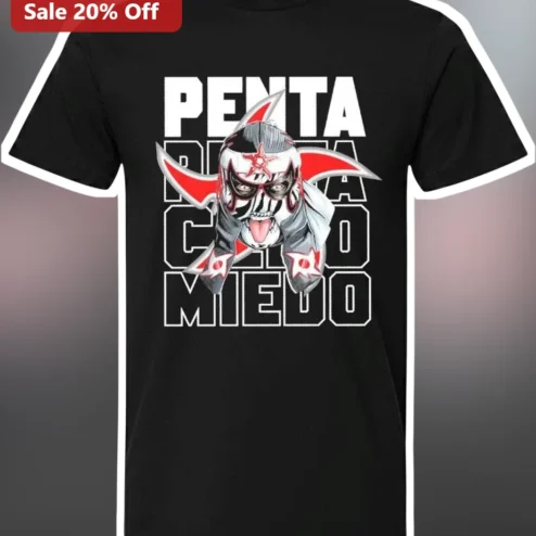 Penta Reina Del Cielo Miedo Luchador Graphic Tee AEW Wrestling Fan Gear