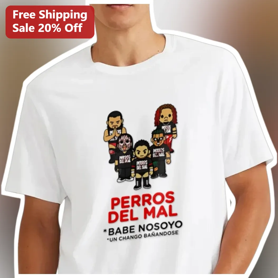 Perros del Mal Lucha Libre Graphic Tee Babe Nosoyo Un Chango Bañandose Wrestling Fan Shirt