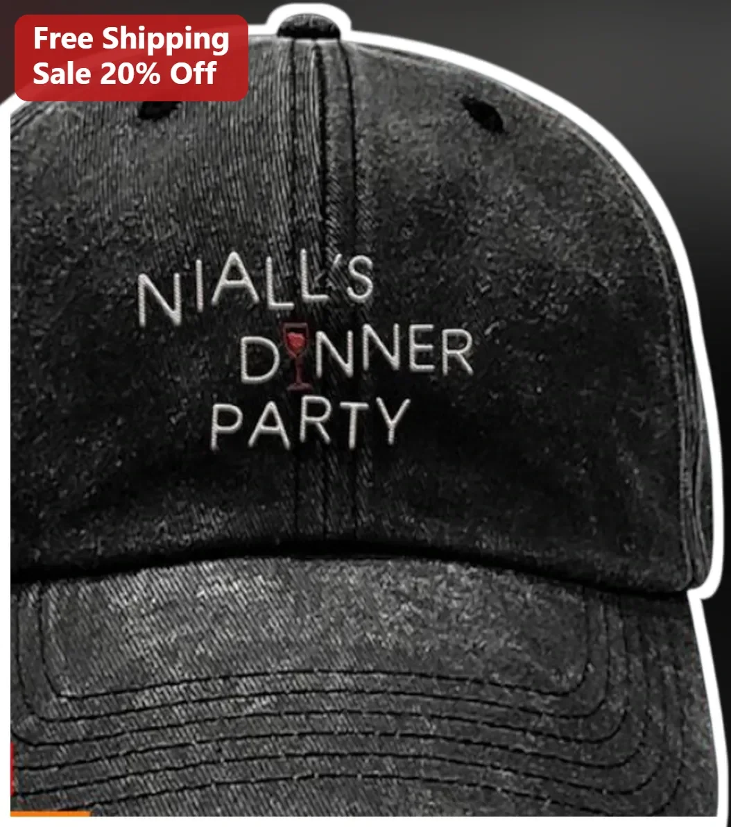 Personalized Hat Custom Name Embroidered Distressed Denim Baseball Cap for Dinner Party Favors