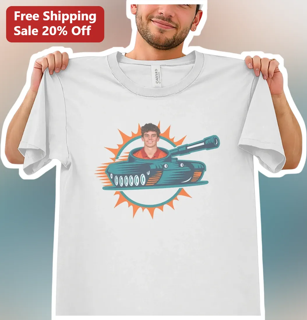 Personalized Photo Tank Graphic Tee Custom Military Humor Gift for Men