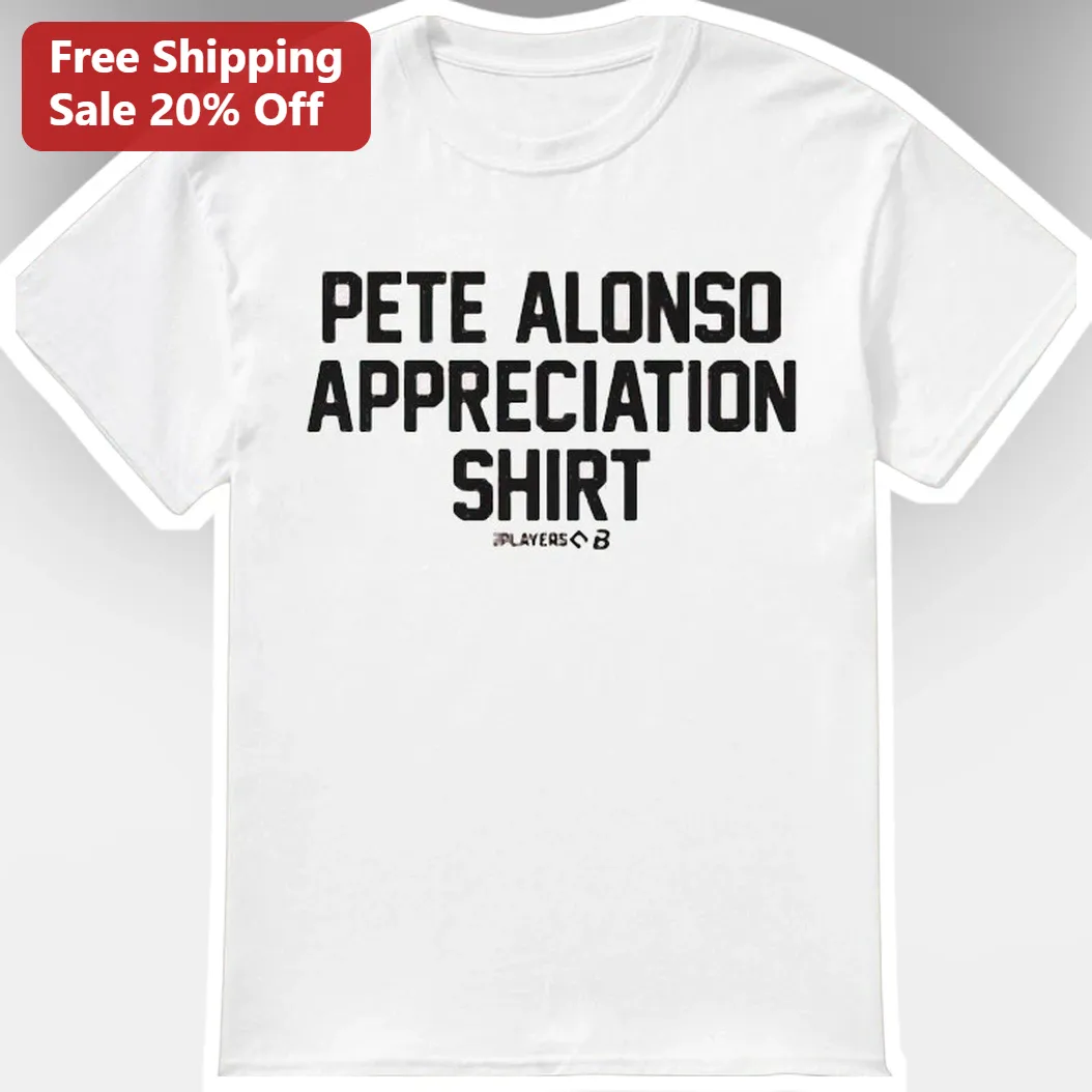 Pete Alonso Appreciation Shirt Graphic Tee New York Mets Fan Gift Baseball Apparel