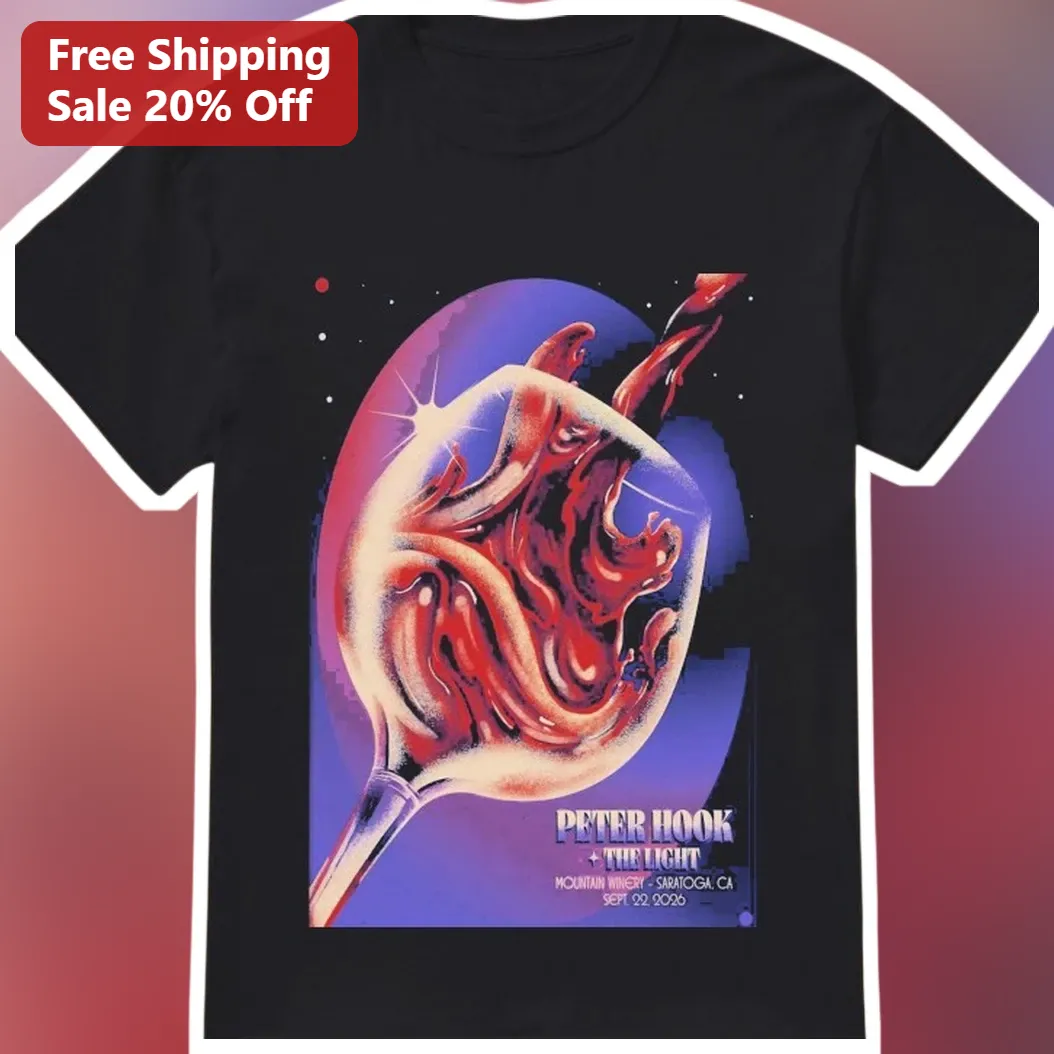 Peter Hook And The Light Graphic Tee For Joy Division New Order Fans