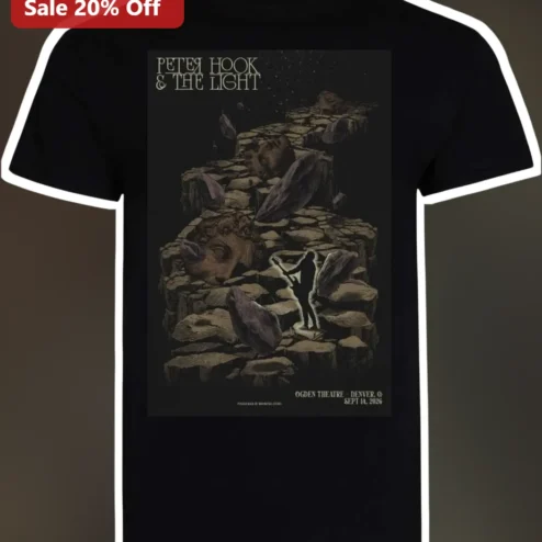 Peter Hook The Light Graphic Tee Joy Division New Order Bassist Band Merch Shirt