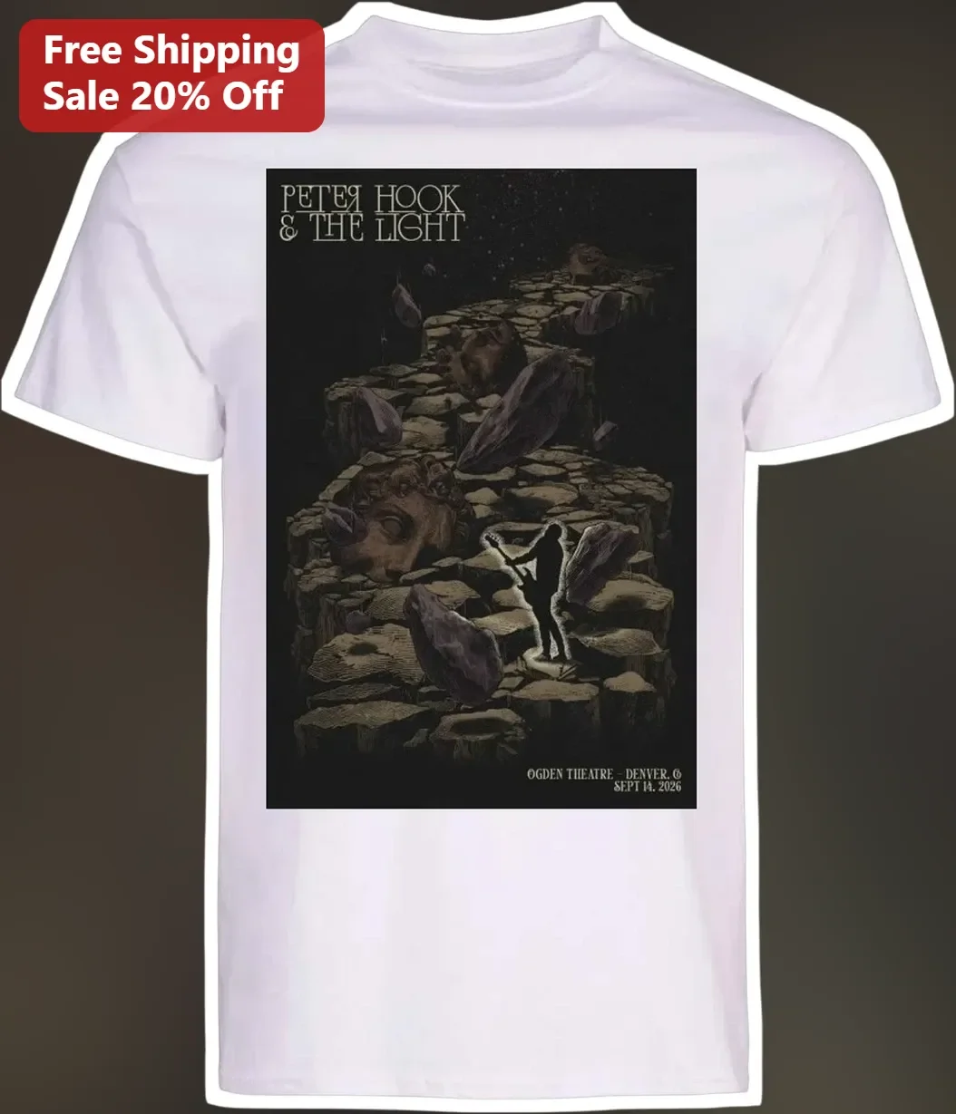 Peter Hook The Light Tee Surreal Vintage Concert Poster Graphic Shirt for New Order Joy Division Fans