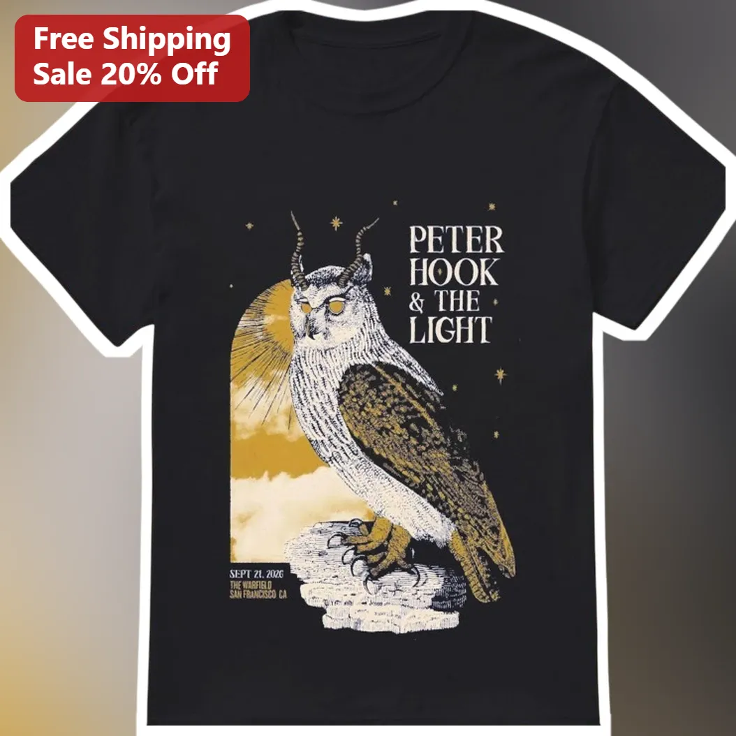 Peter Hook The Light Tee Vintage Rock Poster Graphic Shirt for Fans