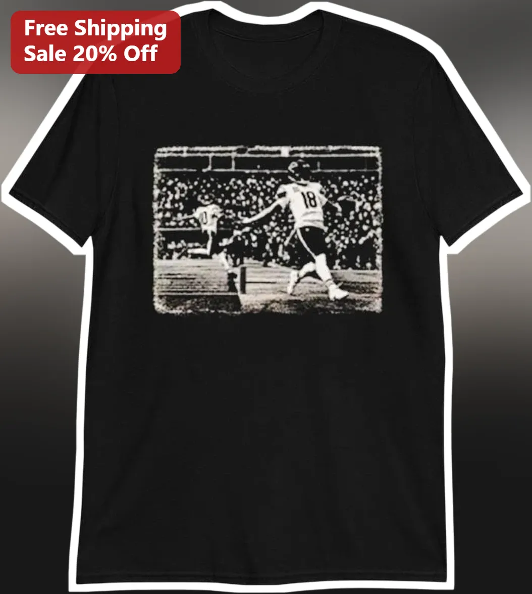 Peyton Manning Vintage Distressed Number 18 Quarterback Graphic Tee