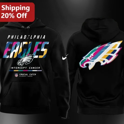 Philadelphia Eagles Intercept Cancer Hoodie