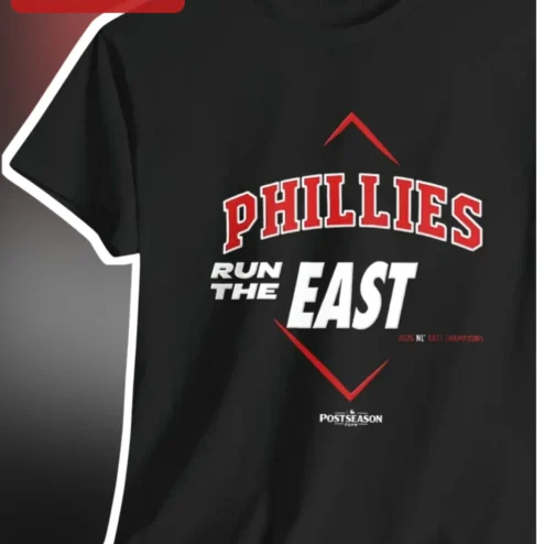 Phillies Run The East Postseason Tee Philadelphia Baseball Fan Gift