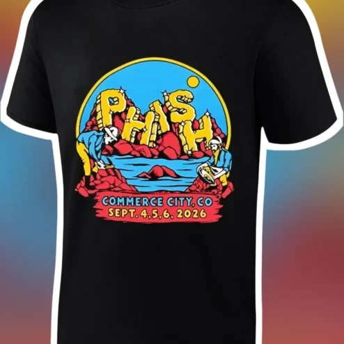 Phish Commerce City CO Sept 4-6 2026 Tee