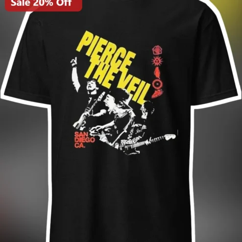 Pierce The Veil San Diego CA Tour Merch Graphic Tee