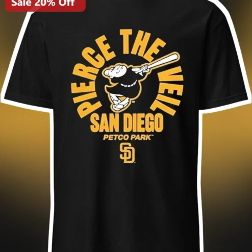 Pierce The Veil San Diego Petco Park Swinging Friar Graphic Tee