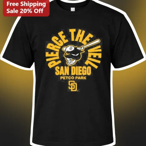 Pierce The Veil San Diego Petco Park Vintage Baseball Graphic Tee