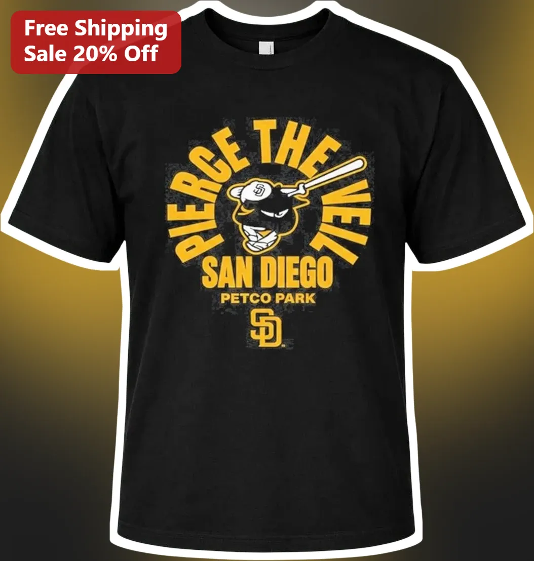 Pierce The Veil San Diego Petco Park Vintage Baseball Graphic Tee